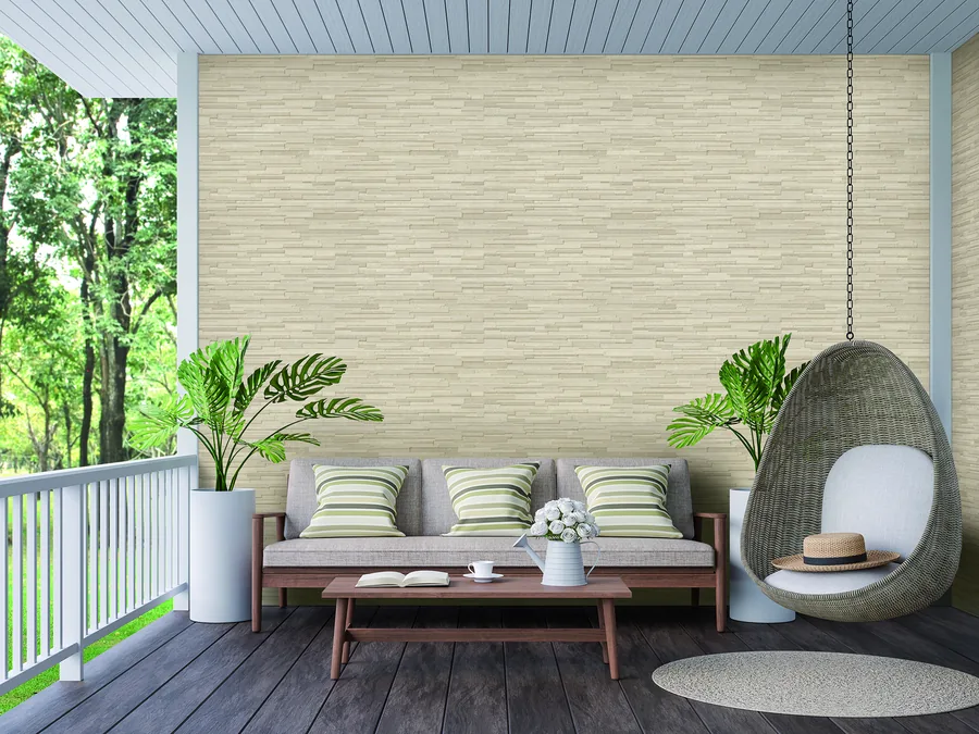 Terraço com Caliza Crema